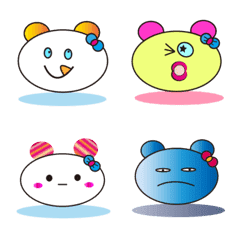 [LINE絵文字] Cute Egg Bearの画像