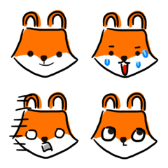 [LINE絵文字] Little Red Foxの画像