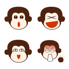 [LINE絵文字] Monkey A-miの画像