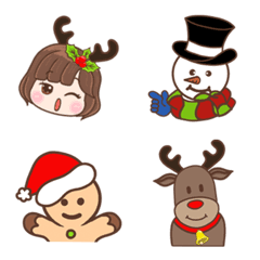 [LINE絵文字] Friends Of Santa Emojiの画像