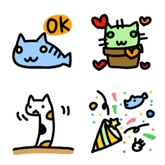 [LINE絵文字] さば猫絵文字の画像