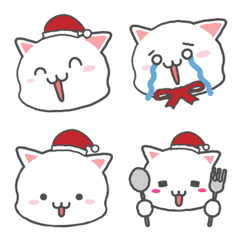 [LINE絵文字] 【クリスマス】感情豊かな犬【わんこっこ】の画像