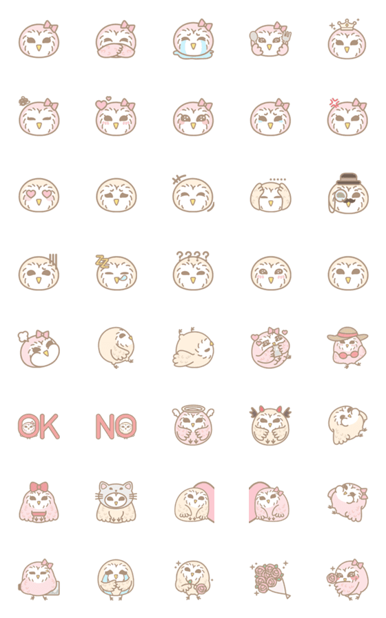 [LINE絵文字]Y.F Owlの画像一覧