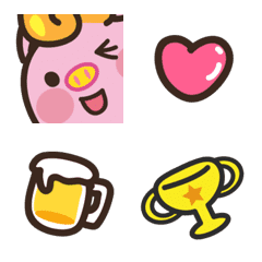 [LINE絵文字] PigX3 Emojiの画像