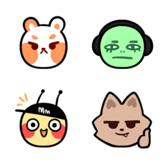 [LINE絵文字] MONmoji FRIENDSの画像