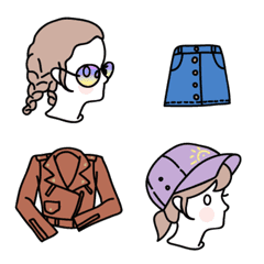 [LINE絵文字] Today's Fashion Styleの画像