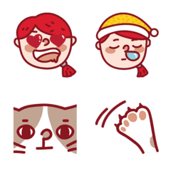 [LINE絵文字] Me cute Emojiの画像