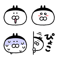 [LINE絵文字] しろ丸 絵文字の画像