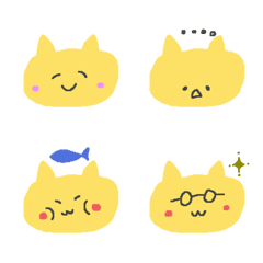 [LINE絵文字] ねこ百面相の画像