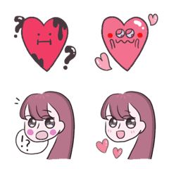 [LINE絵文字] Bunch of hearts <3の画像