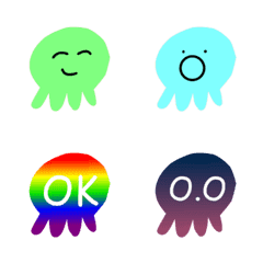 [LINE絵文字] [E004]Expression jellyfishの画像