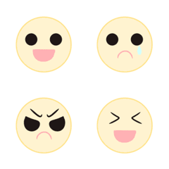 [LINE絵文字] cute simple emoji owoの画像