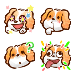 [LINE絵文字] Cavalier King Charles Spanielの画像