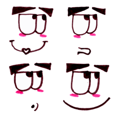 [LINE絵文字] Cute funny emoji Vol.25の画像