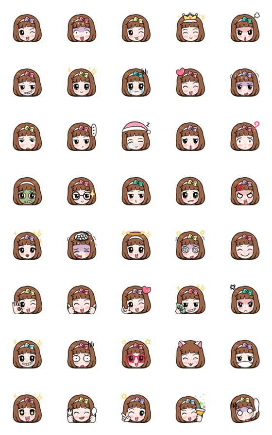 [LINE絵文字]Nong Choux Cream Emojiの画像一覧