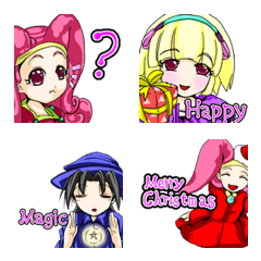 [LINE絵文字] 魔法の国のクリスマスの画像