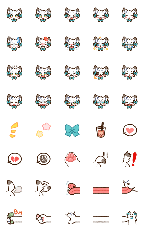 [LINE絵文字]wolfy's strange emojiの画像一覧