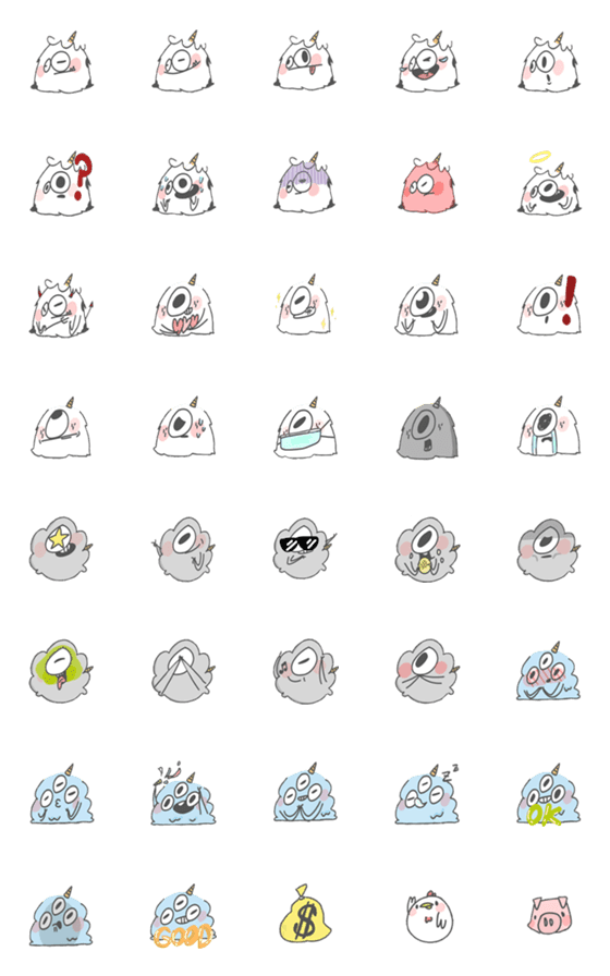 [LINE絵文字]Avocado's emojiの画像一覧