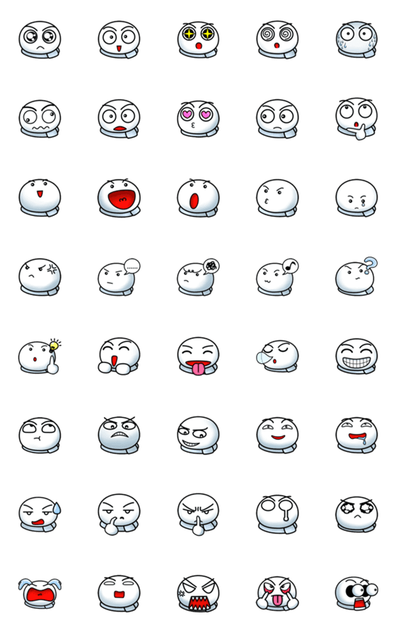 [LINE絵文字]Snowman ICE's Emojiの画像一覧