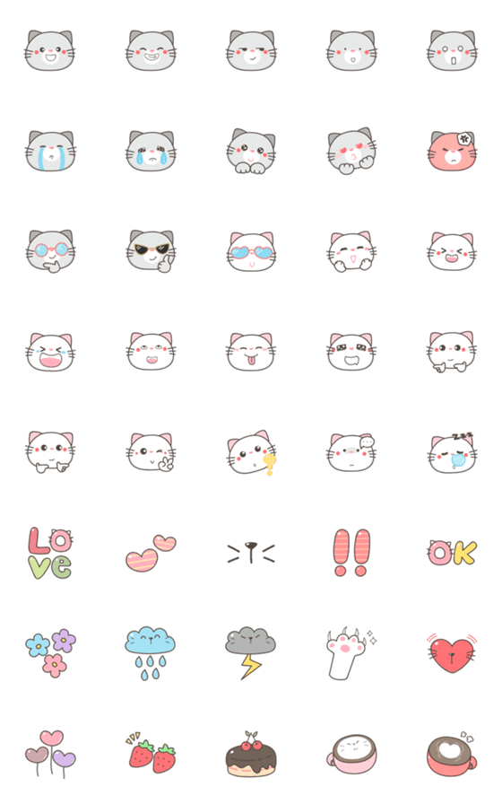 [LINE絵文字]Pla-two and Salapao Emojiの画像一覧