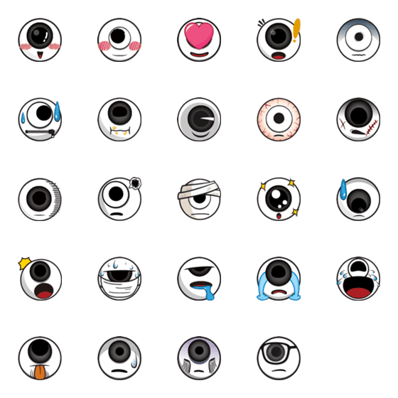 [LINE絵文字]MuziTark Emoticonの画像一覧