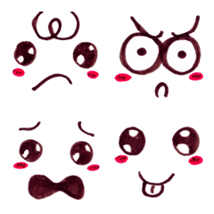 [LINE絵文字] Cute funny emoji Vol.62の画像