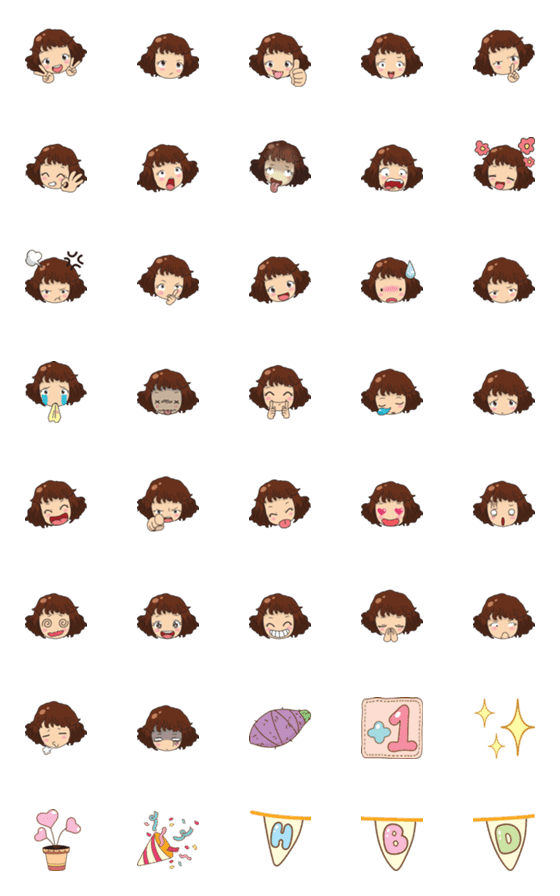 [LINE絵文字]RONDA Emojiの画像一覧