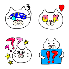 [LINE絵文字] ねこえもじの画像