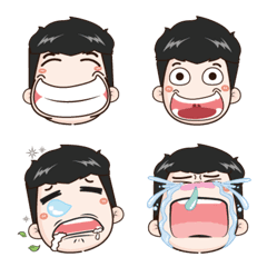 [LINE絵文字] Emoji Boy Greanの画像