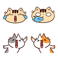 [LINE絵文字] WHO CAREs cat Emojiの画像