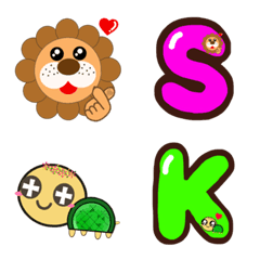 [LINE絵文字] Lion ＆ Turtle of SK PART IIIの画像