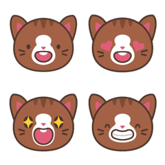 [LINE絵文字] Donut the Ginger Cat Emojiの画像