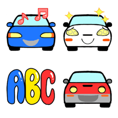 [LINE絵文字] Life with cars 絵文字の画像