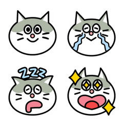 [LINE絵文字] ねこのニャンコ絵文字の画像