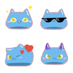 [LINE絵文字] Slime cat meowの画像