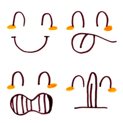 [LINE絵文字] Cute funny emoji Vol.74の画像