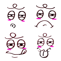 [LINE絵文字] Cute funny emoji Vol.82の画像