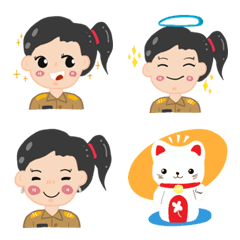 [LINE絵文字] Thai Teacher (Female)の画像