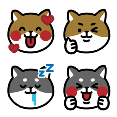 [LINE絵文字] Shiba inu emoji at undの画像