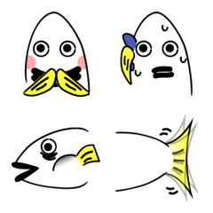 [LINE絵文字] Fish brain relapse-emojiの画像