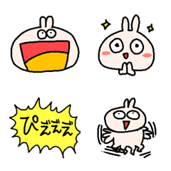 [LINE絵文字] うさぎょの画像