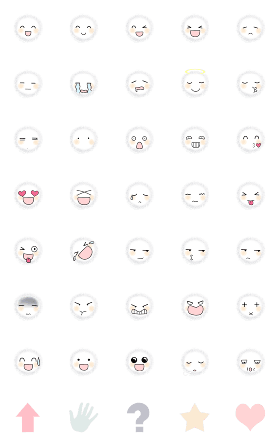 [LINE絵文字]Crayon Ghost Emojiの画像一覧