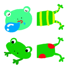 [LINE絵文字] Frog Wowの画像