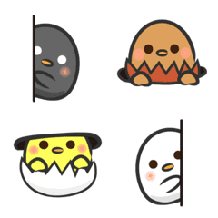 [LINE絵文字] Fat Chicken familyの画像