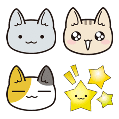 [LINE絵文字] 普段使いのねこねこ絵文字の画像