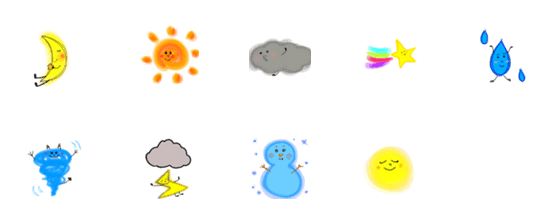 [LINE絵文字]weather.emojiの画像一覧