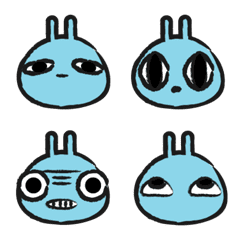 [LINE絵文字] alien rabbitの画像