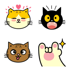 [LINE絵文字] Fumeancats[Judy＆Three Legs＆Socles]Emojiの画像