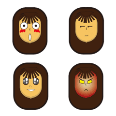 [LINE絵文字] Konnie's facesの画像