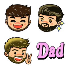 [LINE絵文字] It's Your Dad Emojiの画像